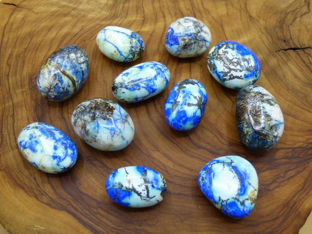 Azurit Chrysocoll Chrysokolla XL blau ~ Heilstein Meditation Ritual Indianer Schamanen Edelstein ~HIPPIE ~GOA ~Boho ~Ethno ~Nature ~Altar - Art of Nature Berlin