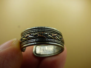 Messing & Kupfer "Tibet" Ring oder Dreadlockperle ~Antik Bronze~ Breads Dreads ~HIPPIE ~GOA ~Boho ~Ethno ~Nature ~Indian ~Vintage ~Rasta
