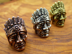 Indianische Dreadlock Perle Tibet ~ *Sterling Silber* ~ Breads Dreads ~HIPPIE ~GOA ~Boho ~Ethno ~Nature ~Indian ~Vintage Dreadperle