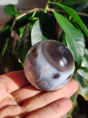 Opal "Blue Owyhee"~ Magische Edelstein Kugel Deko selten Massage Sphere Crystal Spielkugel Meditation GOA Ethno Heilstein Naturschatz Haus
