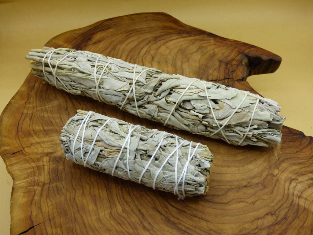 White Sage Smudge *California* Incense Smudge Wood Resins Shaman Indian Witch Gift Incense Sage White Calm Protection Spirit